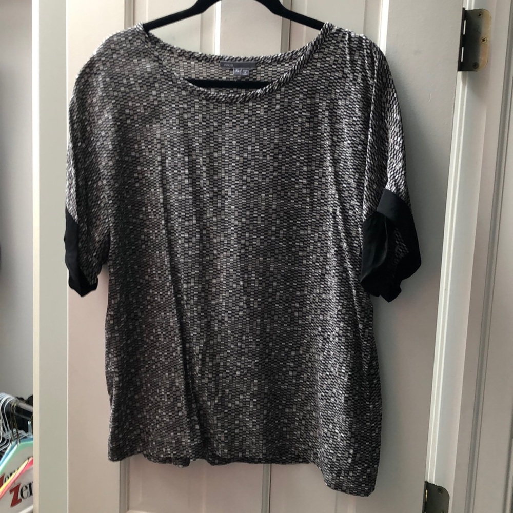 Vince 100% silk top XL NWOT.